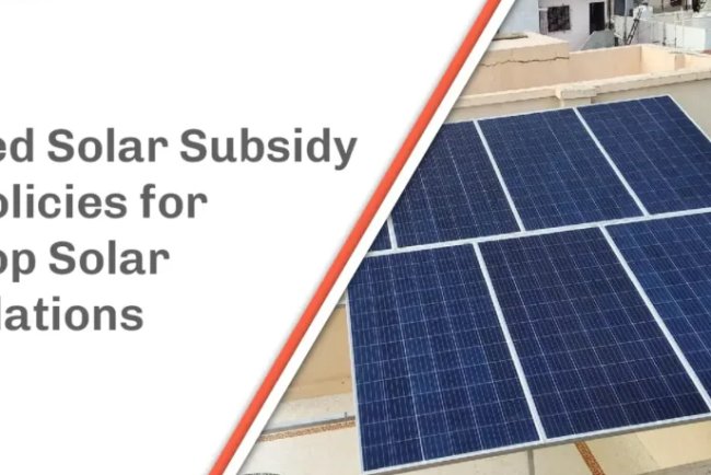 Central and State Govt Additional Subsidy for 1crore Rooftop Solar